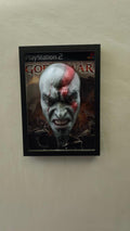 Memory Cards - Kratos (God of War) — Quadro 3D Scultura da Parete Dipinto a Mano | The Frame Beyond