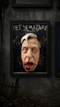 Nightmares in Frame - Jud Crandall Pet Sematary Quadro 3D Cornice Nera 12cm Dipinto a Mano | The Frame Beyond
