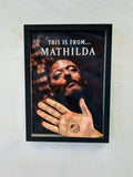 Framed Cults - Léon This is from Mathilda Quadro 3D dipinto a mano | The Frame Beyond