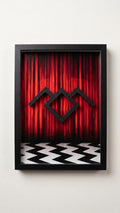 Framed Cults - The Lodge Symbol - Twin Peaks — Vista frontale | The Frame Beyond