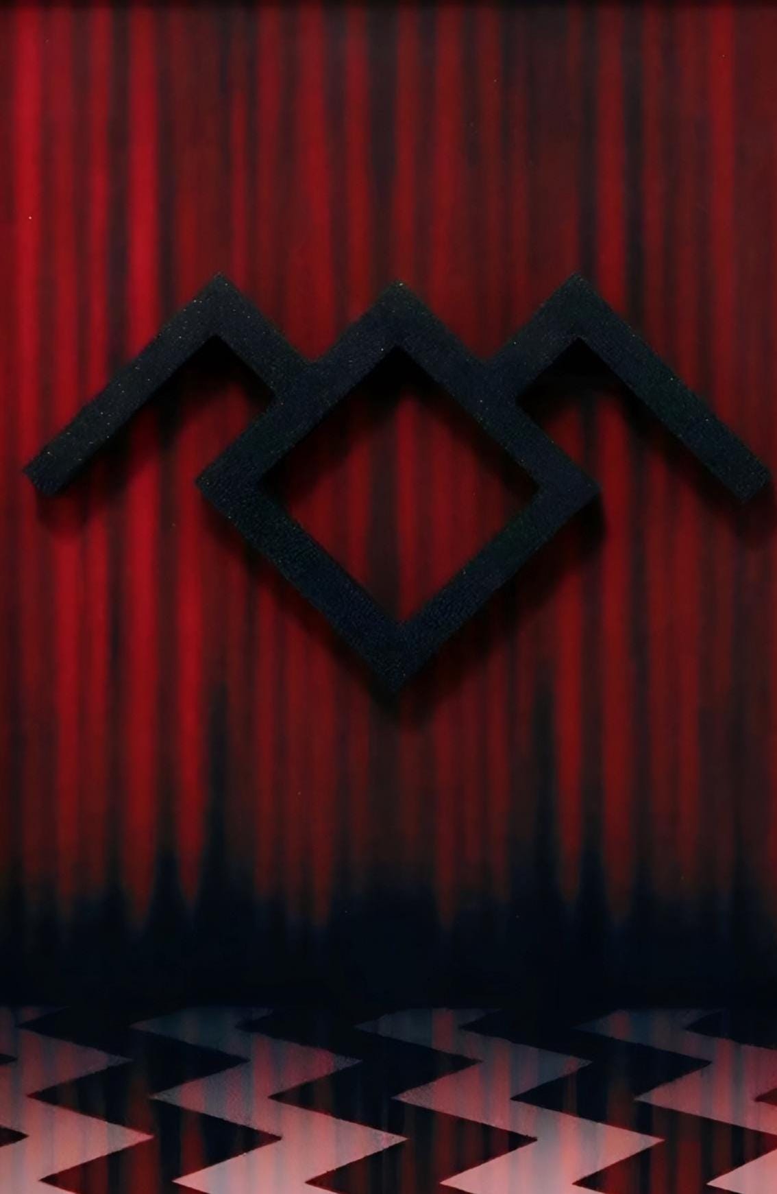 Framed Cults - The Lodge Symbol - Twin Peaks — Dettaglio 3D | The Frame Beyond