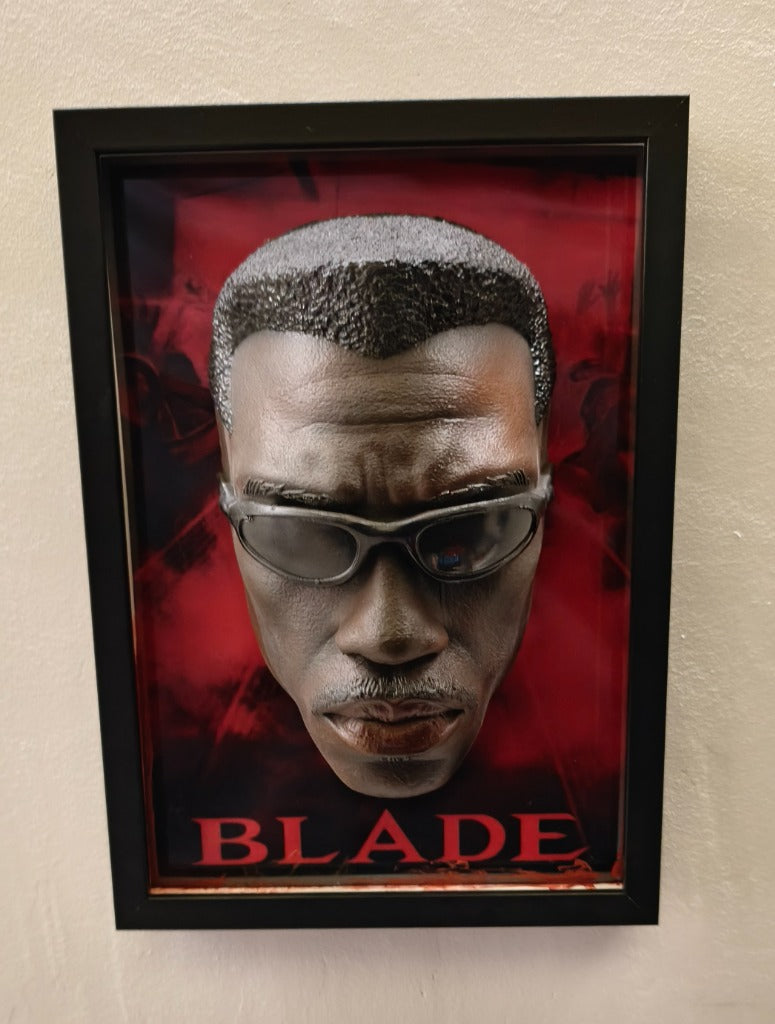 Nightmares in frame - Blade 3D Wall Art dipinto a mano | The Frame Beyond