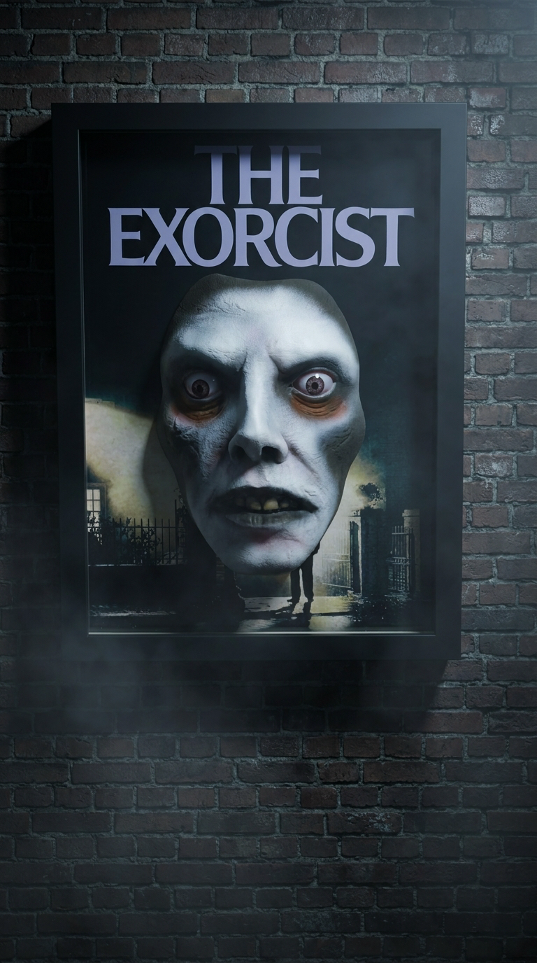 Nightmares in Frame - Pazuzu (The Exorcist) | Quadro 3D Volto Demoniaco
