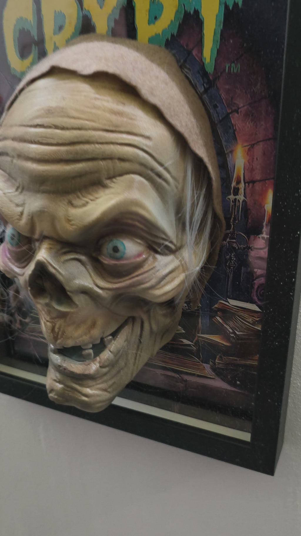 Tales from the Crypt 3D Wall Art – Crypt Keeper Handmade Frame | Nightmares in Frame