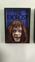 Nightmares in Frame - Regan MacNeil The Exorcist Quadro 3D con Capelli Fuori dalla Cornice Dipinto a Mano | The Frame Beyond