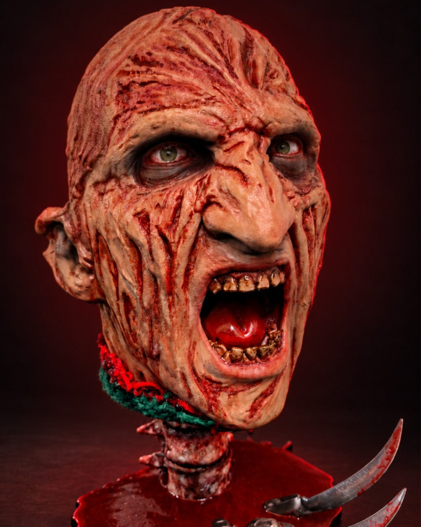 RELICS: The Last Cut - The Dream Stalker II - Front view without hat showing detailed burnt skull