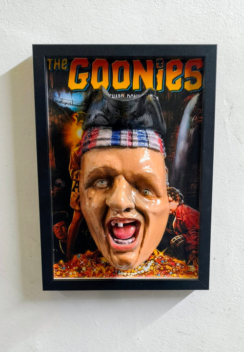 The Goonies 3D Wall Art - Sloth Pirate Handmade Frame | Framed Cults — Vista frontale | The Frame Beyond