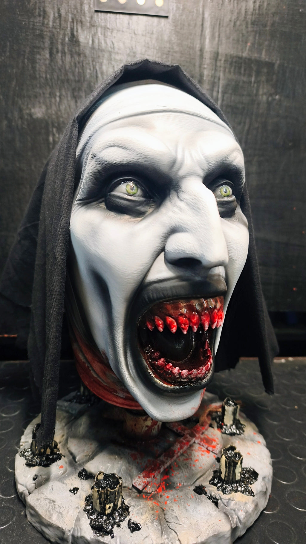 The Veiled Abbey Demon - 3D wall art detail 8