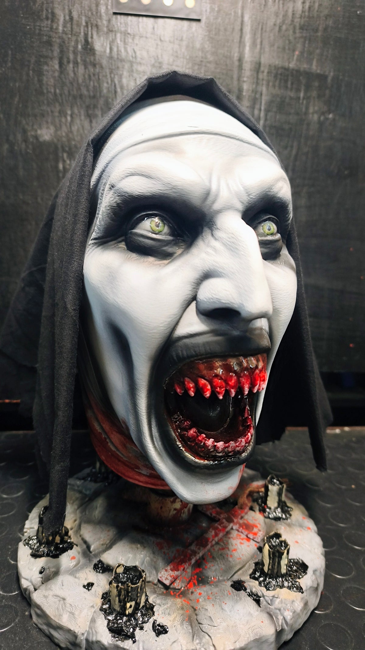 The Veiled Abbey Demon - 3D wall art detail 8