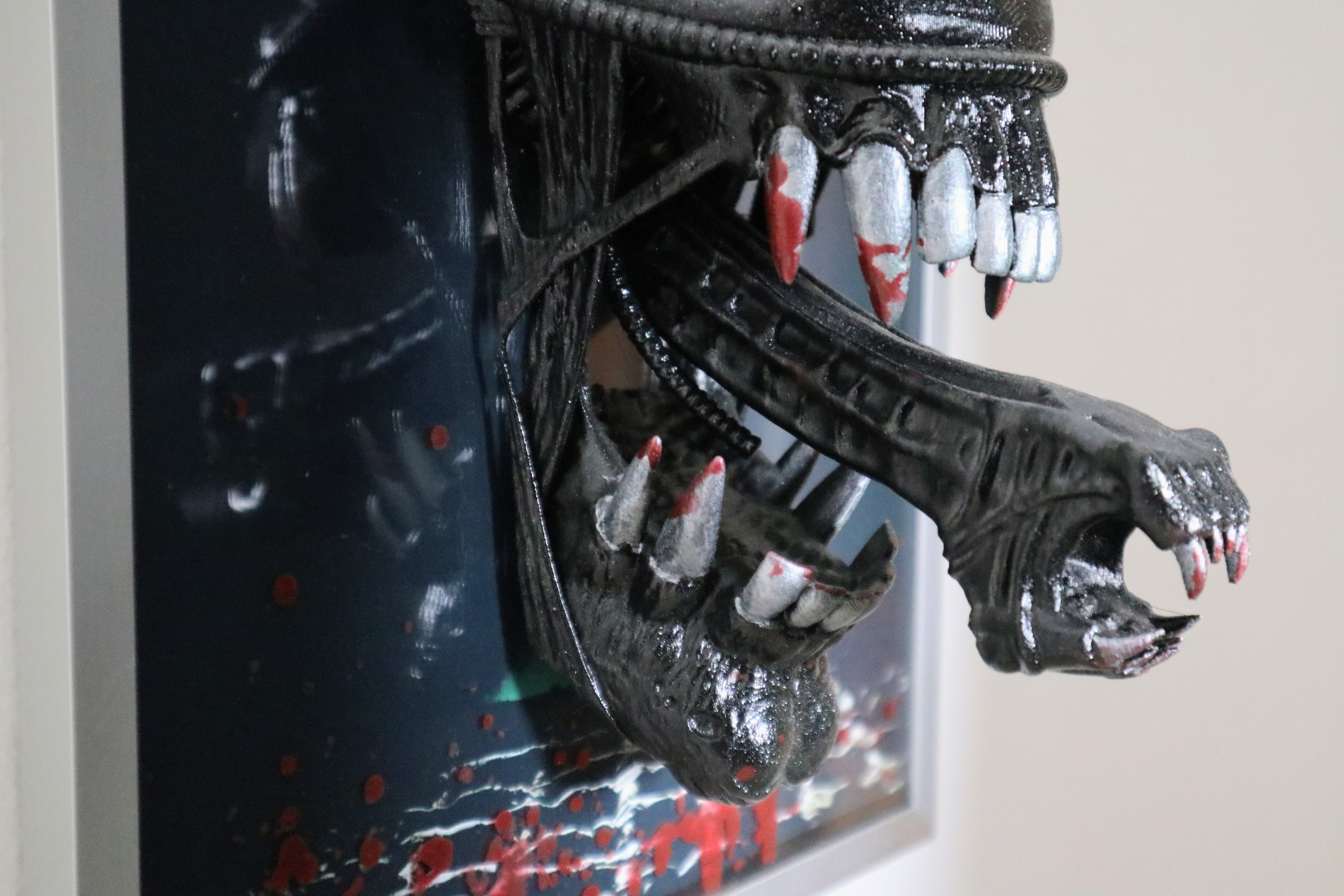 Alien Xenomorph • Hand-painted 3D painting