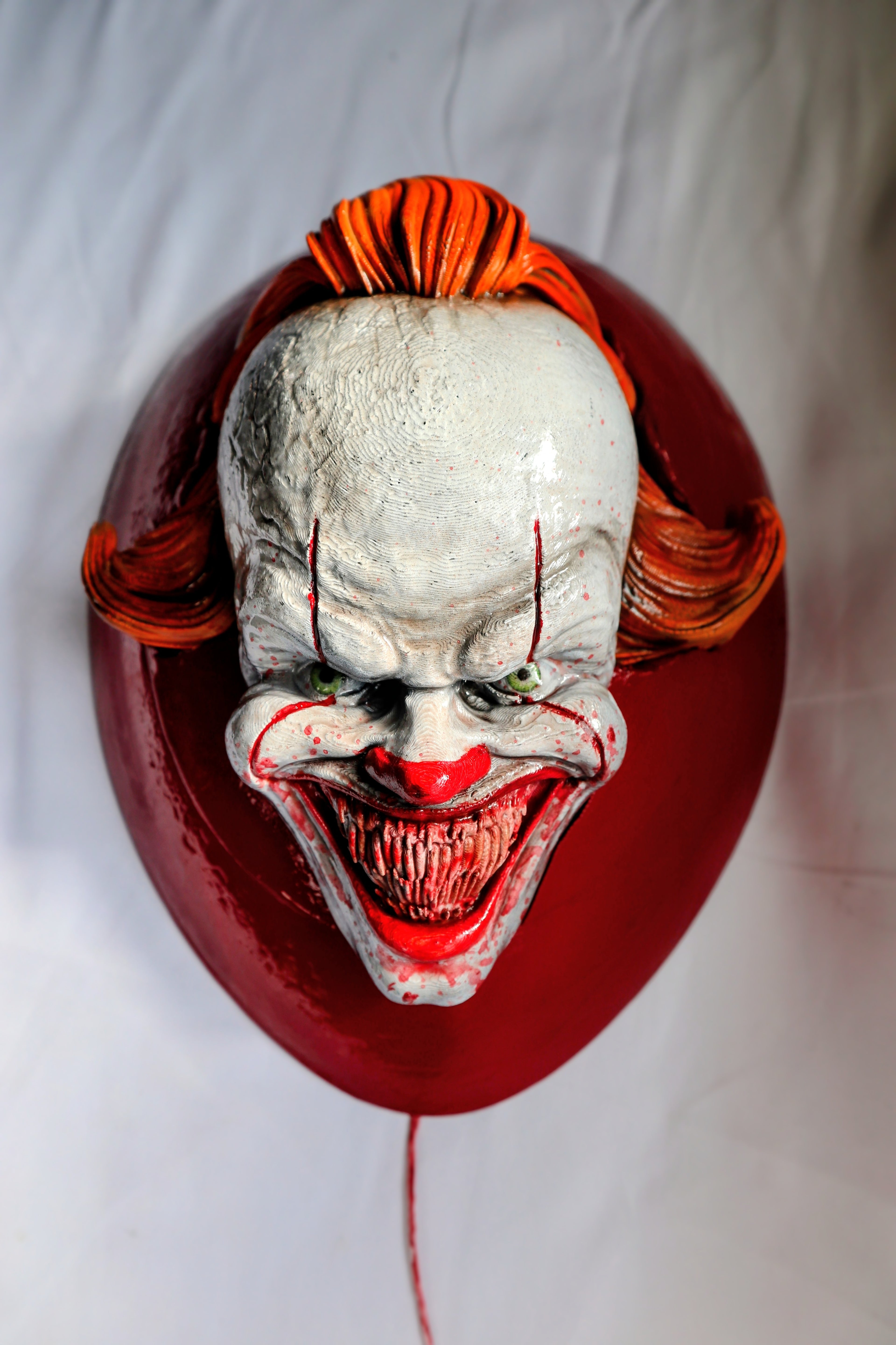You’ll Float – Scultura da Parete ispirata a Pennywise | Palloncino Rosso Horror Artigianale