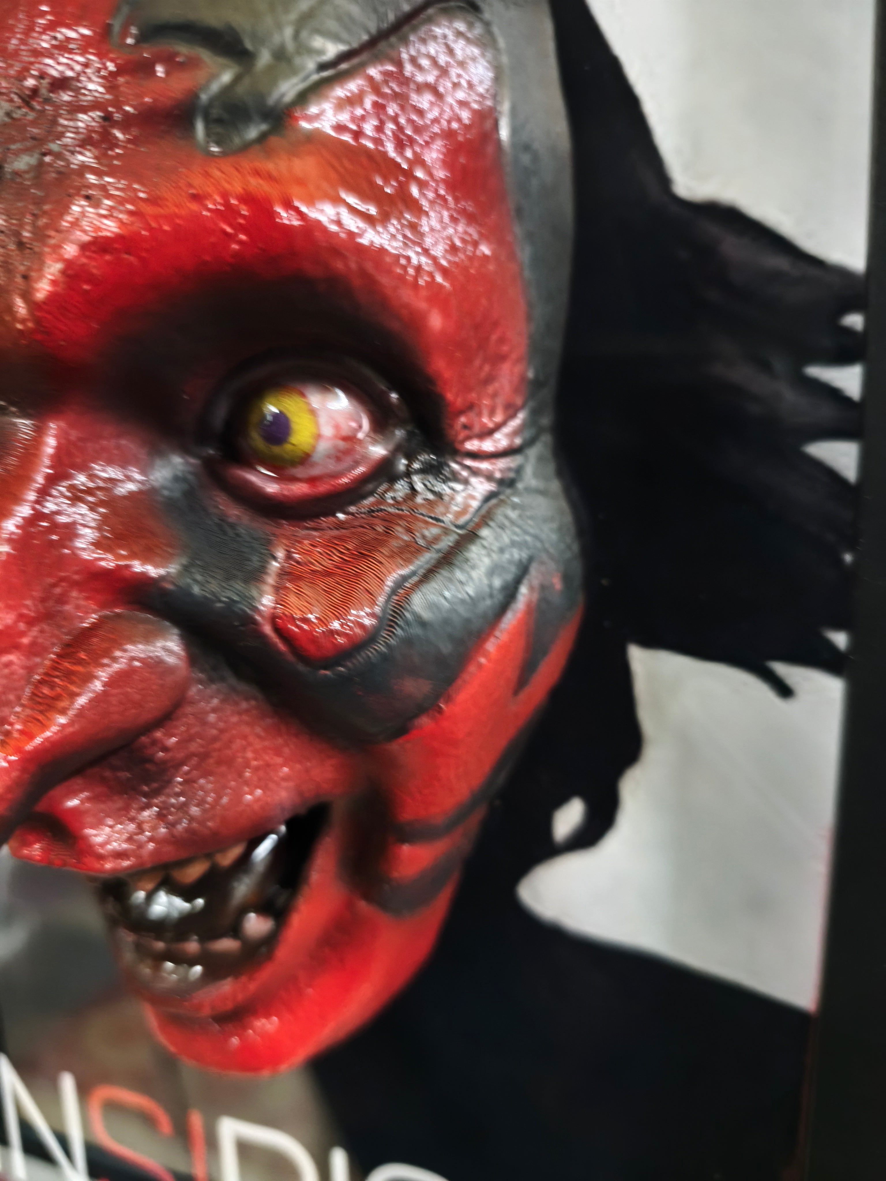 Insidious 3D Wall Art – Lipstick-Face Demon Handmade Frame | Nightmares in Frame