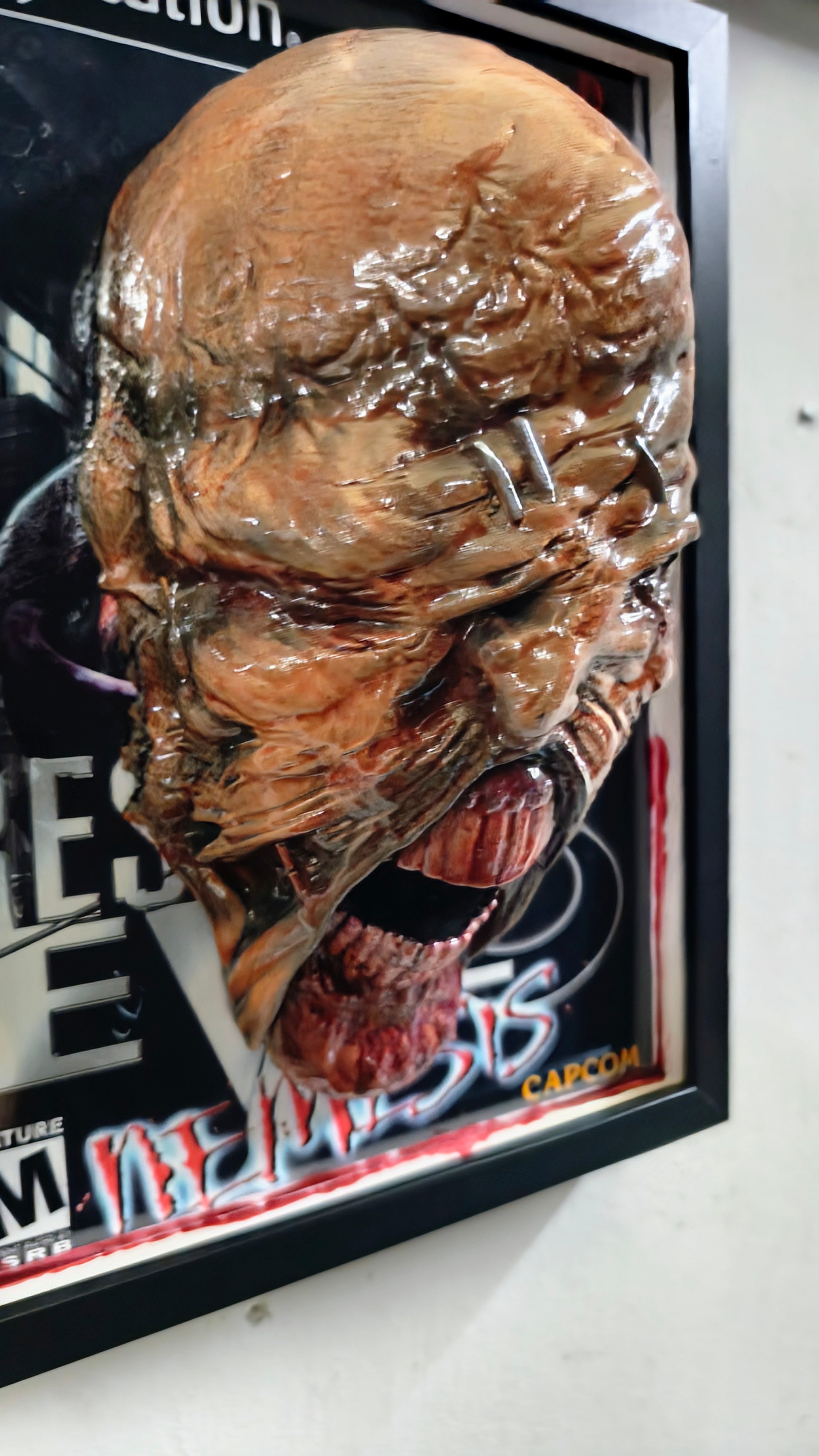 Resident Evil 3 3D Wall Art – Nemesis Handmade Frame | Framed Cults