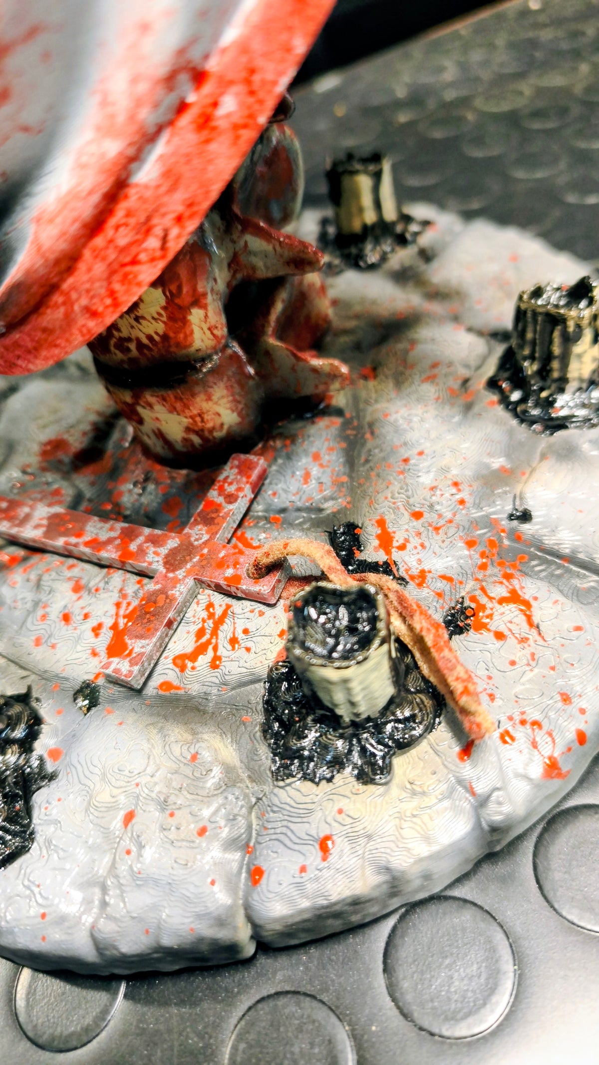 The Veiled Abbey Demon - 3D wall art detail 13