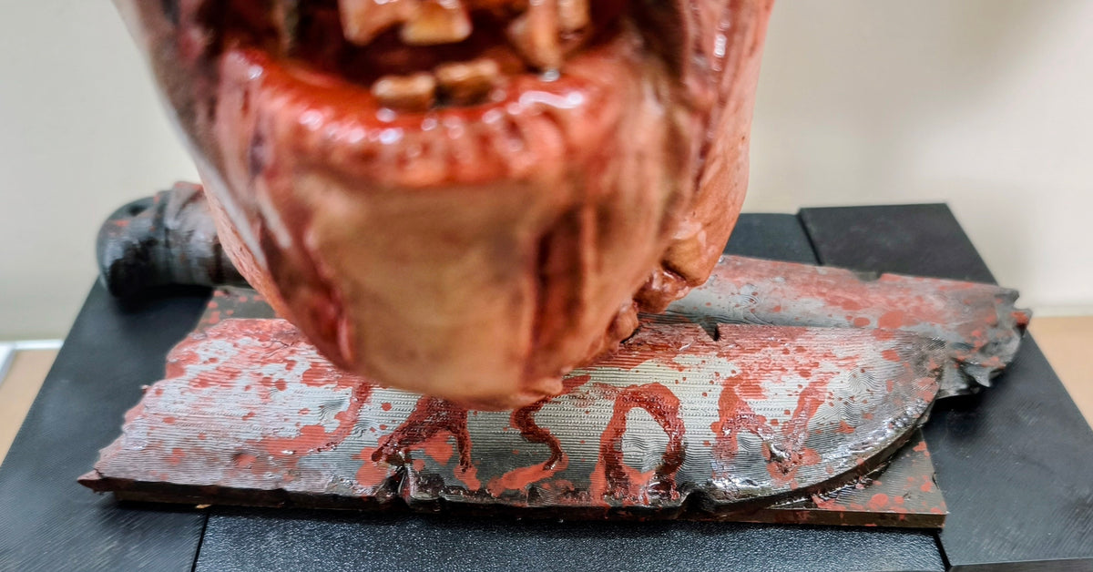 RELICS: The Last Cut - Jason Voorhees (Part III) | Busto 3D da Collezione con Maschera Removibile e Stand Dedicato