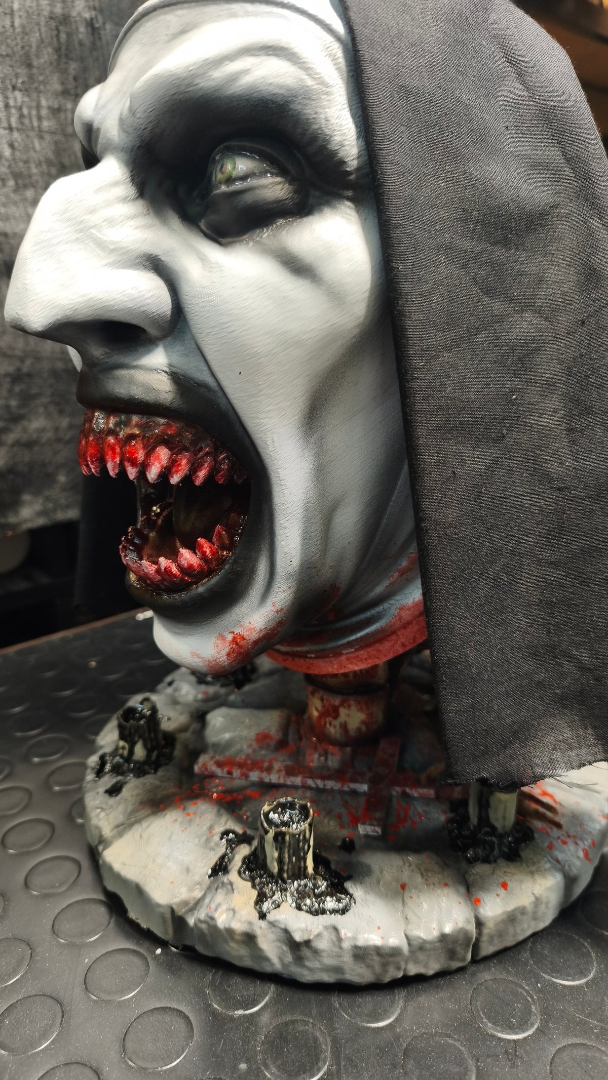 The Veiled Abbey Demon - 3D wall art detail 14