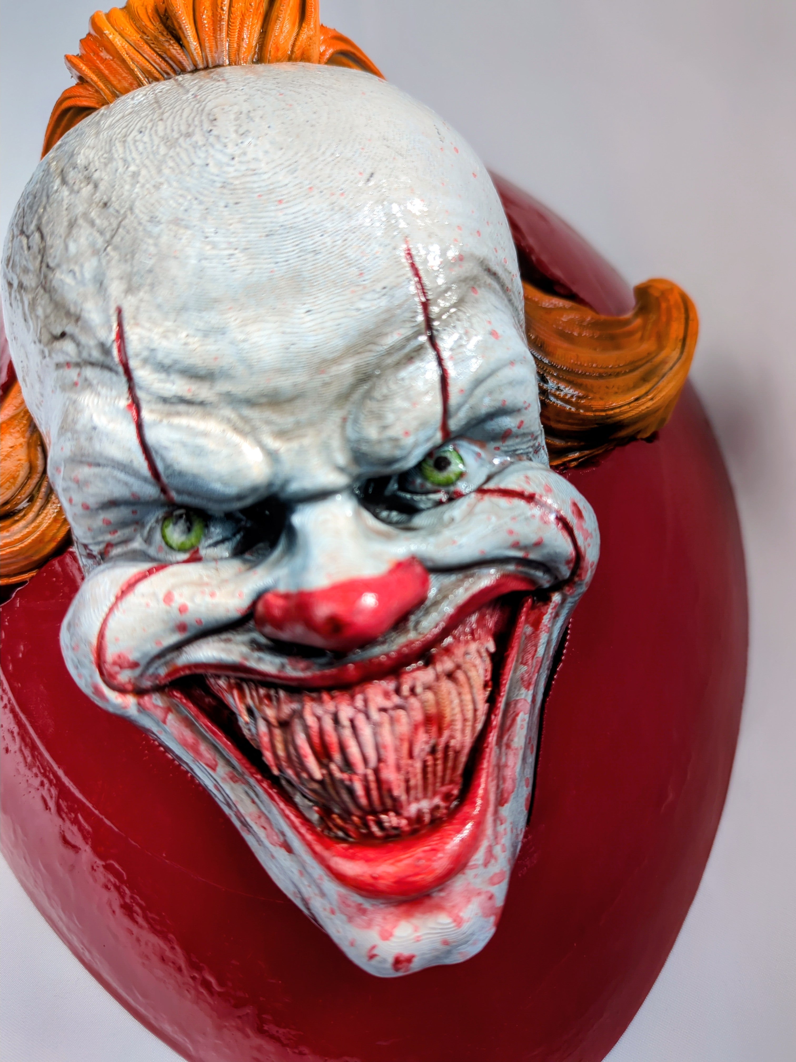 You’ll Float – Scultura da Parete ispirata a Pennywise | Palloncino Rosso Horror Artigianale