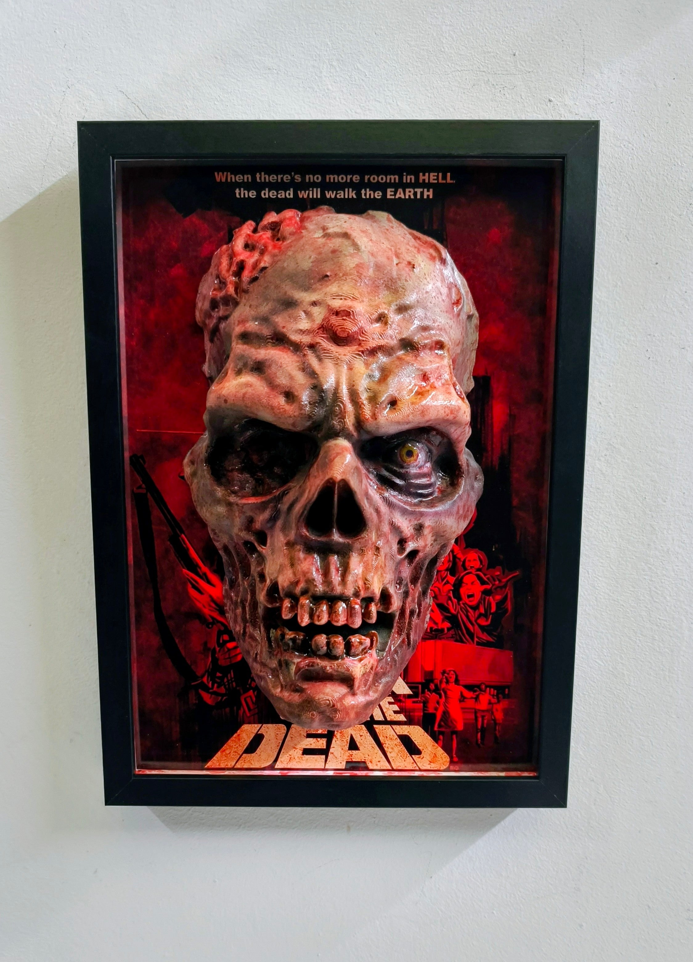 Nightmares in Frame - Zombie (Dawn of the Dead) — Vista frontale | The Frame Beyond