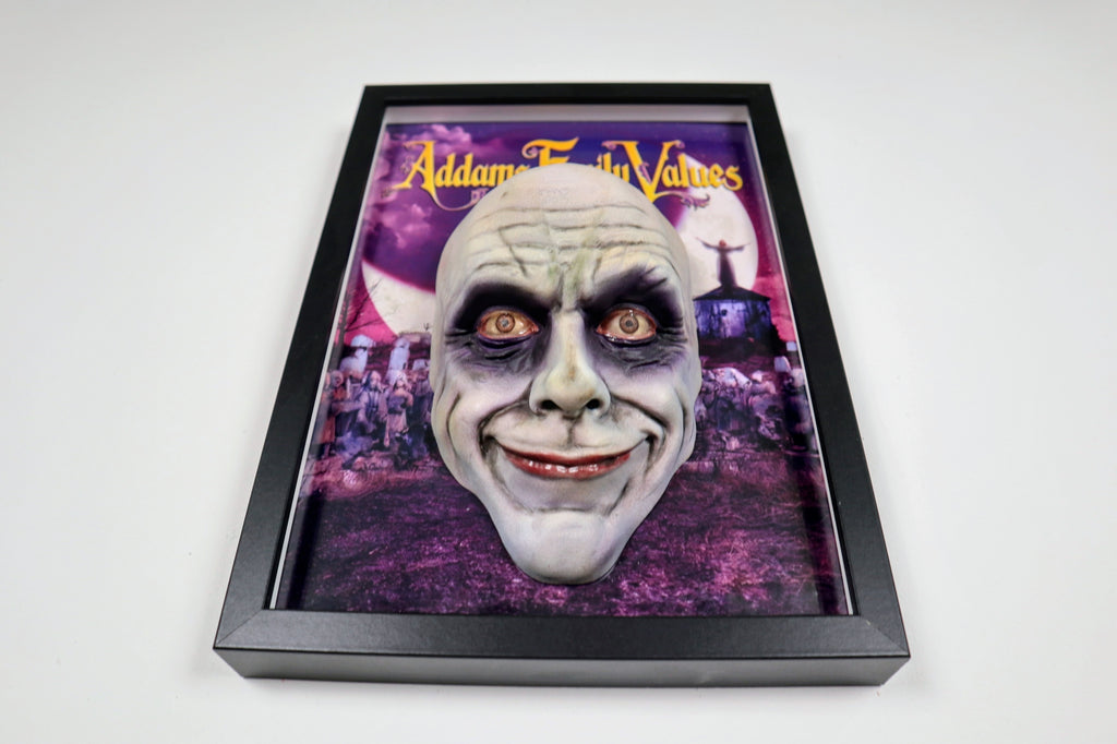 Cuadro 3D Zio Fester • Fan Art de La Familia Addams Horror – Escultura pintada a mano