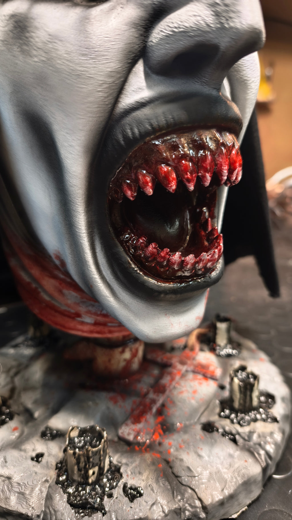 The Veiled Abbey Demon - 3D wall art detail 2