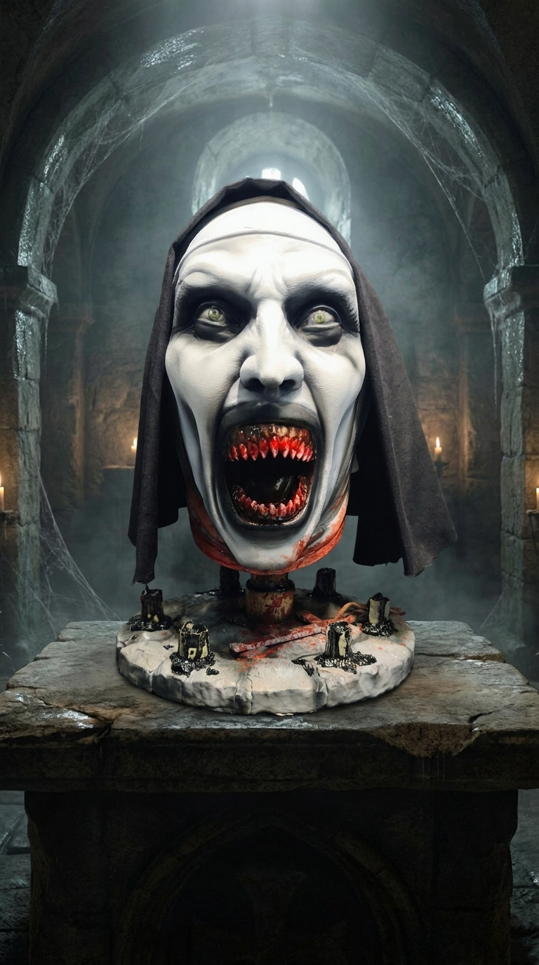 The Veiled Abbey Demon - 3D wall art detail 17